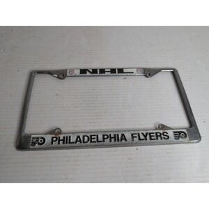 Philadelphia Flyers NHL Chrome Metal License Plate Frame